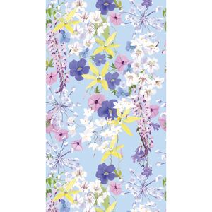 Vliestapete 'The Wall II' Blumenranke blau 3-teilig 1,59 x 2,80 m