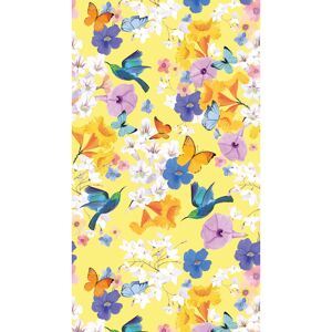 Vliestapete 'The Wall II' Blüten gelb 3-teilig 1,59 x 2,80 m