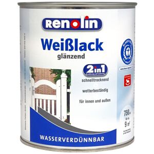 2in1 Weißlack glänzend 750 ml
