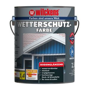 Wetterschutzfarbe taubenblau 2,5 l