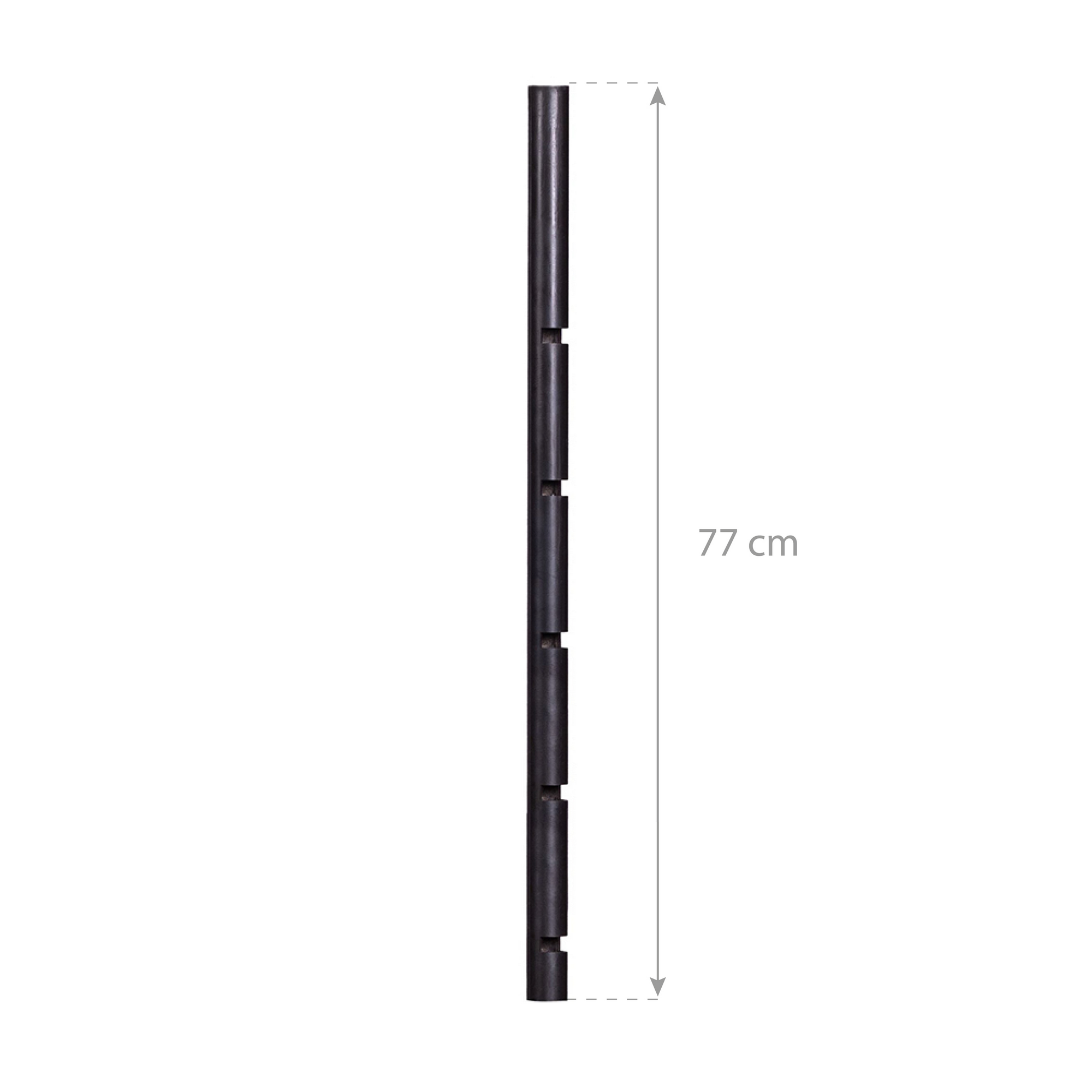Mast schwarz 77 cm