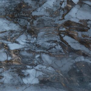 Klebefolie 'Romeo' Marmor gold' blau/gold 45 x 200 cm