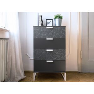 Klebefolie 'Tico silver' grau/silber 45 x 200 cm