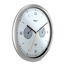 Funk-Wanduhr silbern Ø 26 x 4,2 cm