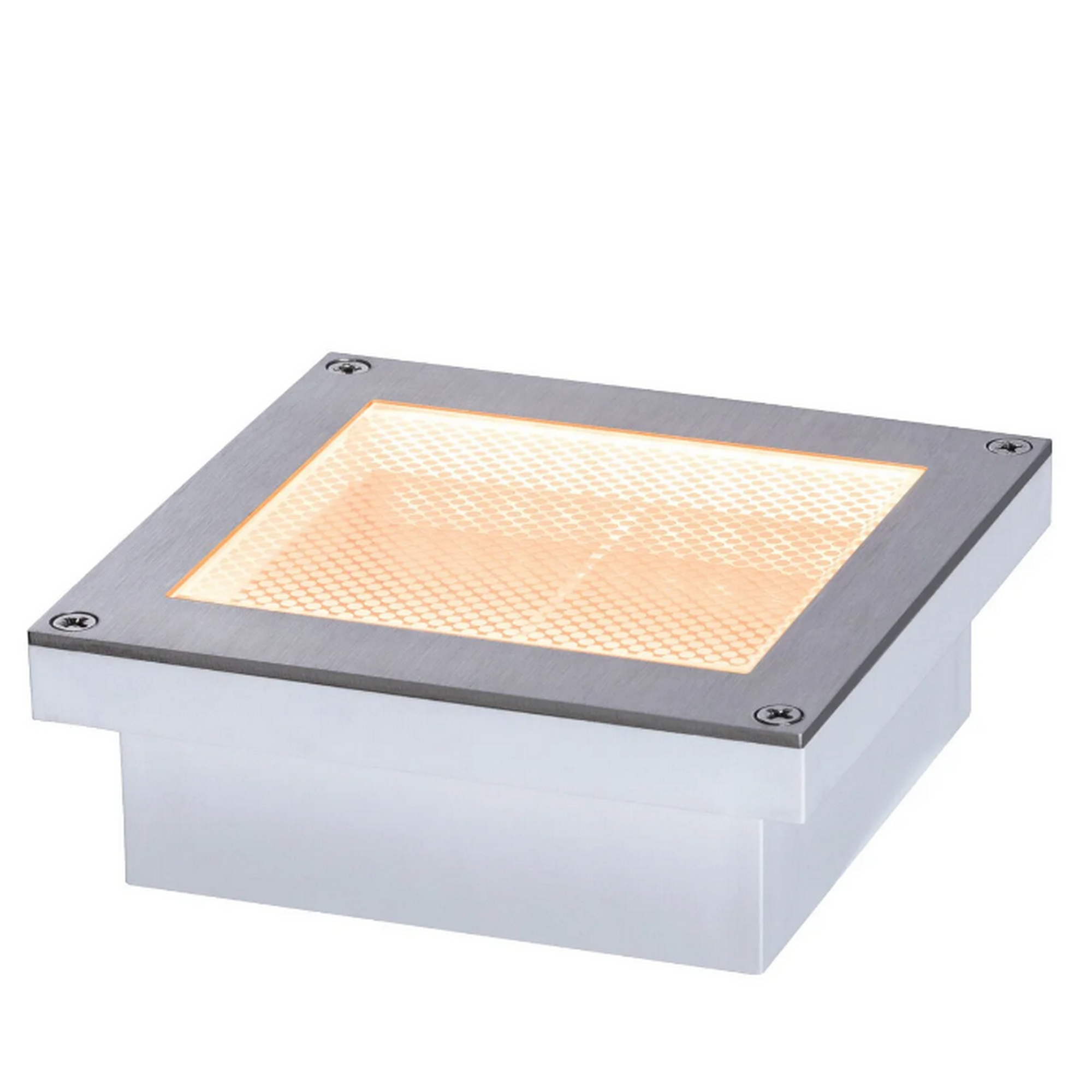 Solar-Bodenbeleuchtung 'Aron' mit Bewegungsmelder metallfarben 10 x 4,2 x 10 cm