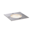 Bodeneinbauleuchte 'Plug & Shine Floor' 10 x 10 cm silbern