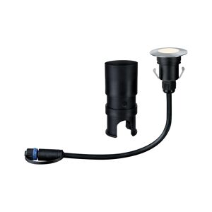 Bodeneinbaustrahler 'Plug & Shine' 50 lm silber Ø 5,5 cm