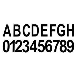 Hausnummern-Set 'Numbers' Aufkleber