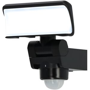 LED-Außenwandstrahler 'Seattle' schwarz 16,5 x 17 x 18,3 cm, mit Bewegungsmelder