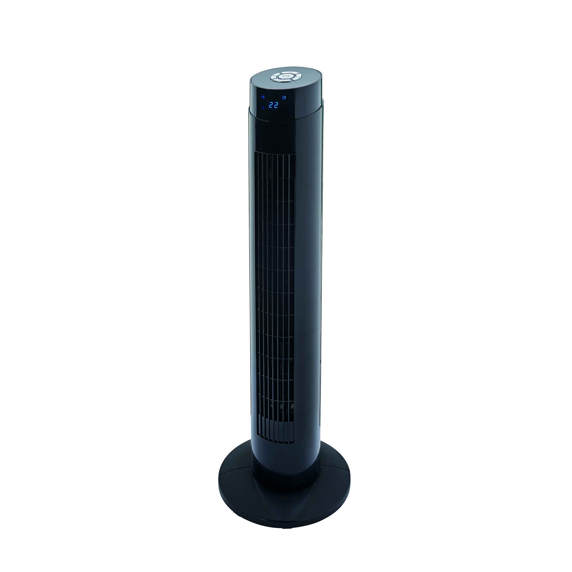 Turmventilator schwarz 28 x 87 cm