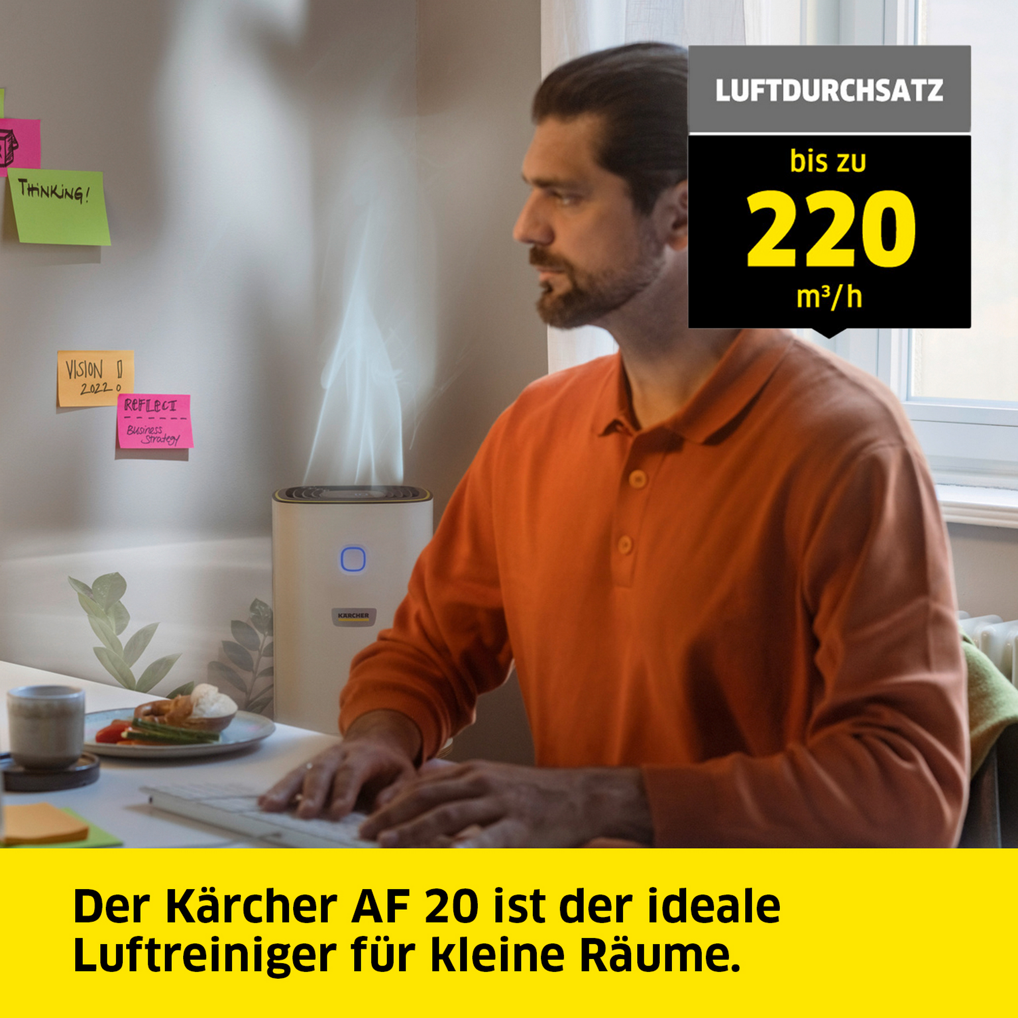 Luftreiniger 'AF 20' weiß 24 W, 220 m³/h