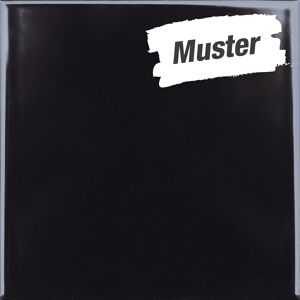 Muster zu Wandfliese 'Jna' Steingut schwarz 14,8 x 14,8 cm