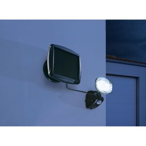 Solar-Wandstrahler mit Bewegungsmelder schwarz 125 lm