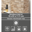 Wandfliese 'Wallart' Feinsteinzeug sand 15 x 61 cm